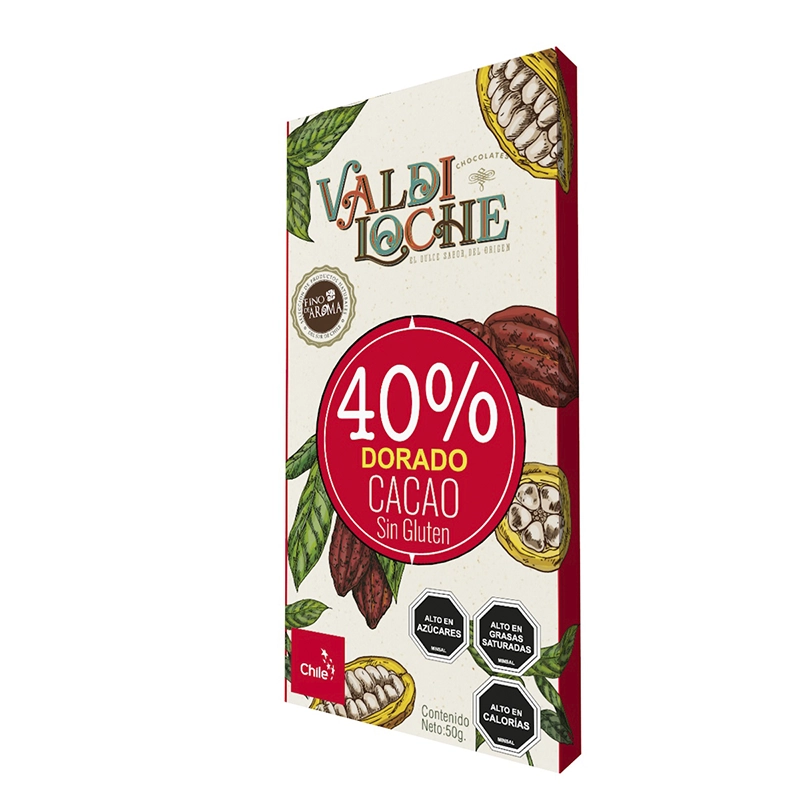 Chocolate Dorado 40% cacao